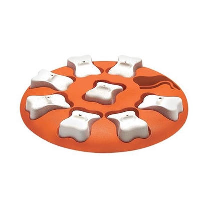 Picture of Dog Smart Composite Interactive Treat Puzzle Dog Toy, Orange